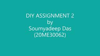 DIY ASSIGNMENT 2