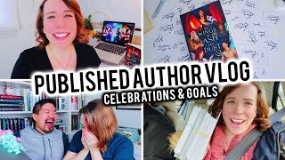 📚 Published Author Writer Vlog | Writing Goals Update, Baby Gender Reveal + more! (February 2022)