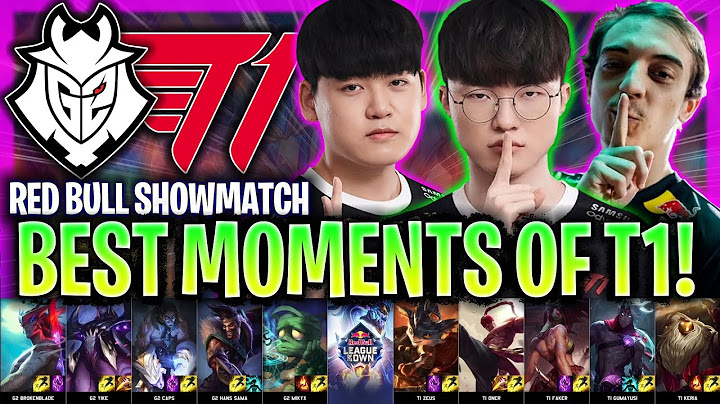 BEST MOMENTS OF T1 IN RED BULL SHOWMATCH vs G2 , HERETICS , KARMINE CORP & More!