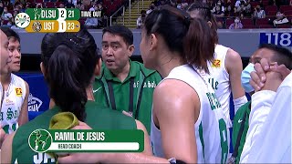 Coach RDJ delivers speech of the season... so far | UAAP Season 84 Women's Volleyball