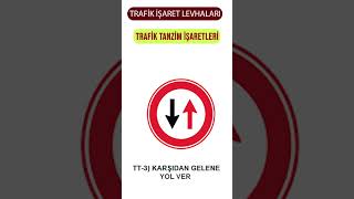 Her Sürücünün Bilmesi Gereken Trafik Levhaları - Trafik Tanzim İşaretleri