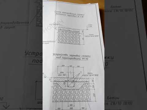 Черновой бетонный пол