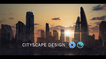 Concept art cityscape by using 3D-Coat and Keyshot