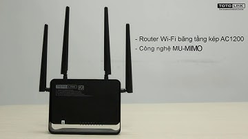 Giới thiệu router wifi TOTOLINK A950RG