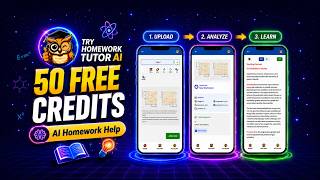 Try Homework Tutor AI and get 50 free credits. screenshot 4