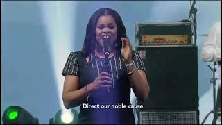 The Nigerian National Anthem at the Experience 2021, featuring Chee, Segun Obe and Nikki Laoye
