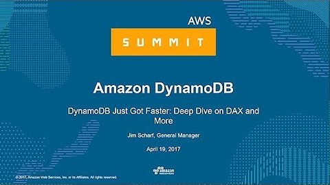 NEW LAUNCH! DynamoDB Just Got Faster: Deep Dive on DAX and More