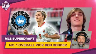 Ben Bender: Charlotte FC is the perfect place for me to prove myself | MLS SuperDraft Interview