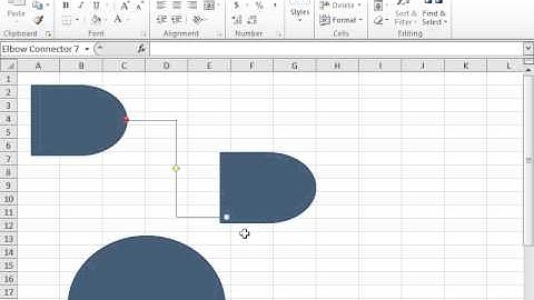 Excel 2010 Move a Connector