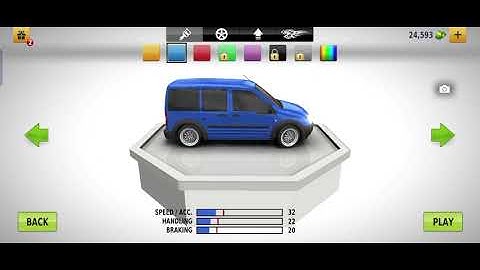Traffic Racer Android Game Level 7, Speed/ACC -32/Handling-22/Breaking-20/Car color unlocked- Blue