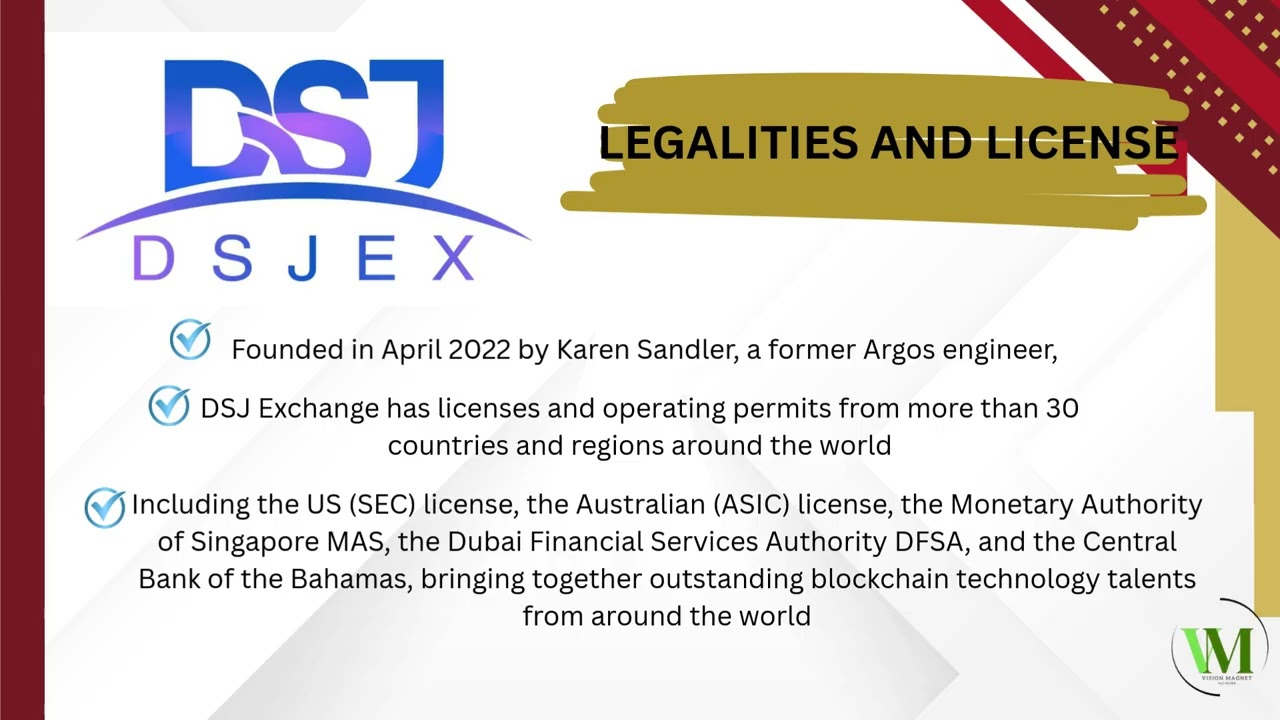 BG WEALTH/DSJEX legalities