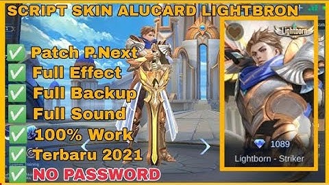 Script Alucard Lightborn Terbaru 2021 Full Effect, Full background