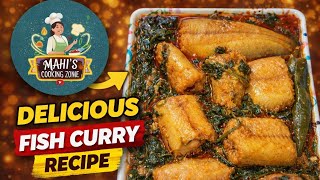 শিং মাছ দিয়ে পালং শাকের রেসিপি |Shing mach diye palong shak recipe |#MahisCookingZone 