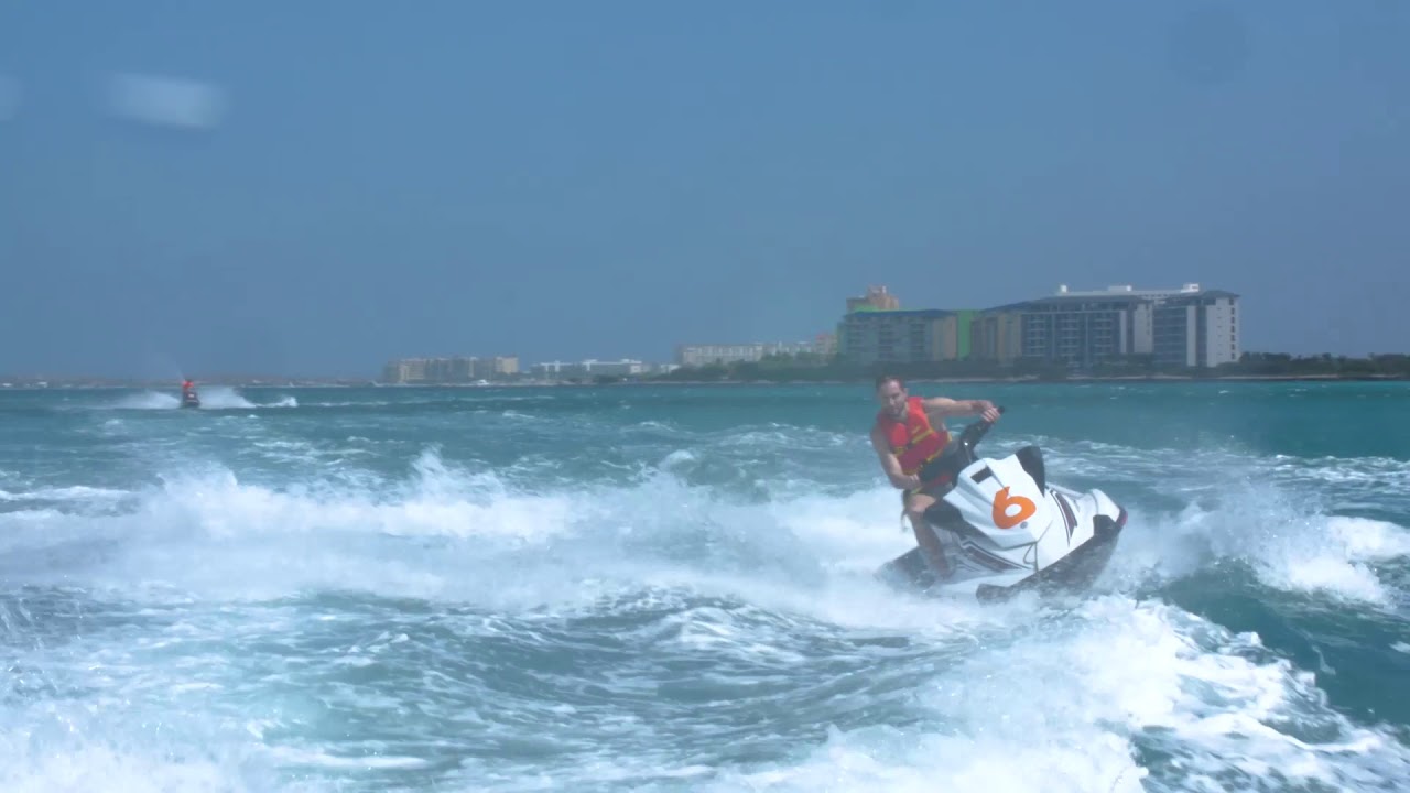 Waverunner Aruba (jet skiing) YouTube