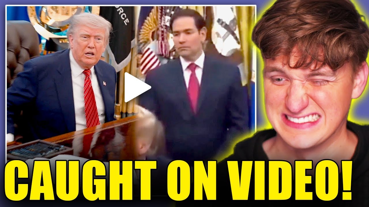 WATCH MARCO RUBIO’S FACE Behind Trump as Presser IMPLODES!