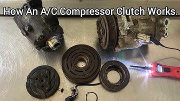 How an A/C Compressor Clutch Works.