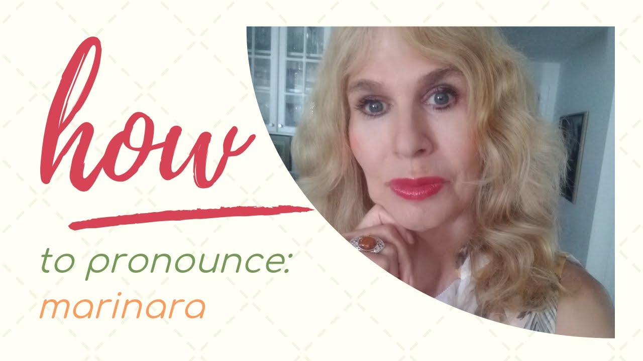 How to pronounce marinara and use in a sentence YouTube