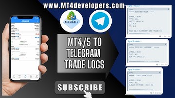How To Get MT4/MT5 Trade Logs & Daily/Weekly Reports to Telegram
