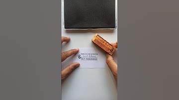 Buy handmade Custom stamp for small business