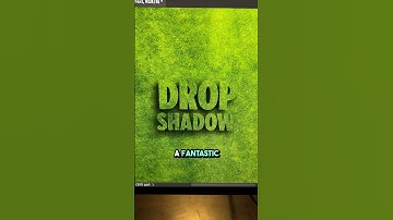 The “BOSS Way” to do Drop Shadow in Photoshop! #Shorts
