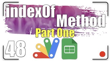 The indexOf method (the equivalent to the MATCH function) | Apps Script 48