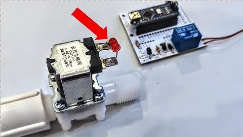 ✅ Cómo funciona una electroválvula de agua, pruebas con Arduino