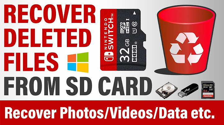 How to recover permanently deleted photos from sd card