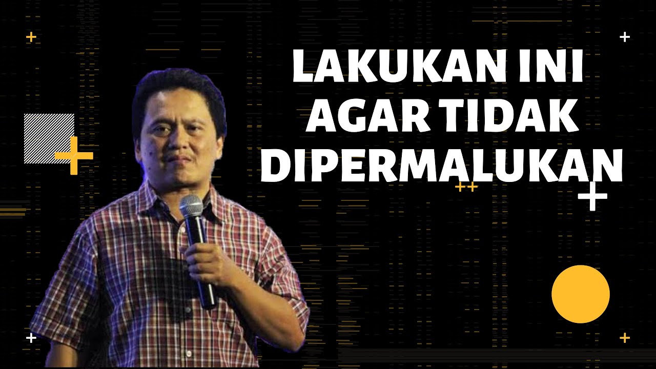 LAKUKAN INI AGAR TIDAK DIPERMALUKAN | EV. DAUD TONY