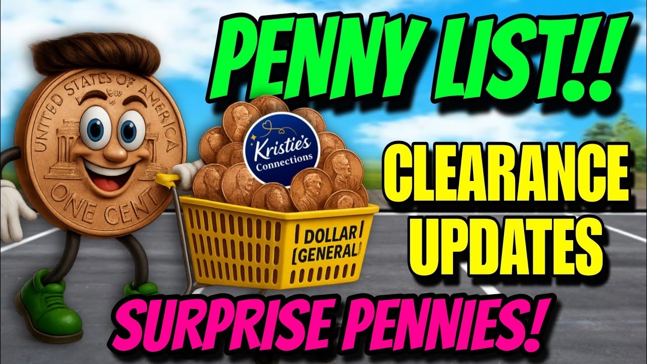 🤩🤪SURPRISE PENNIES! DOLLAR GENERAL PENNY LIST 11/25/25 - YouTube