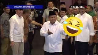 Ngakak! Prabowo Joget Hingga Gaya Silat Saat Disinggung Soal Cawapres