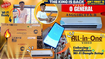 Best O General 1.5 Ton 5-Star Inverter AC Full Installation! | O General ASGG18CETA-B | AOGG18CETA-B