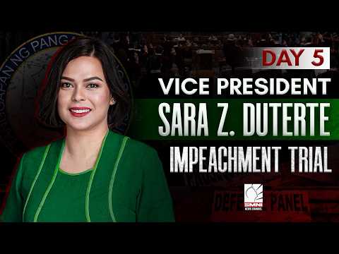 LIVE: SPECIAL COVERAGE | VP SARA DUTERTE IMPEACHMENT TRIAL - DAY 5 | JULY 14, 2026