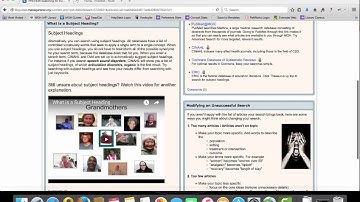Library Databases Search Tutorial for CD 824