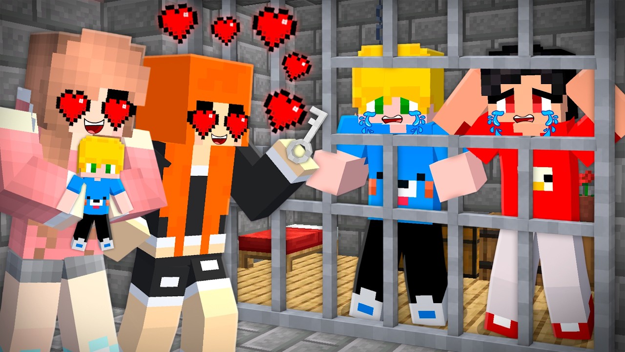 Minhas FÃS MALUCAS me PRENDERAM no Minecraft!