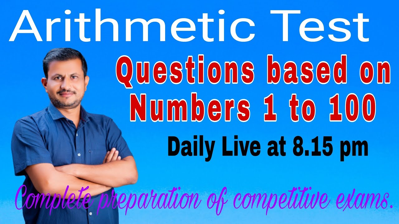 questions based on numbers 1 to 100. - YouTube