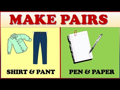 Make Pairs|Pair of words| English grammar - YouTube