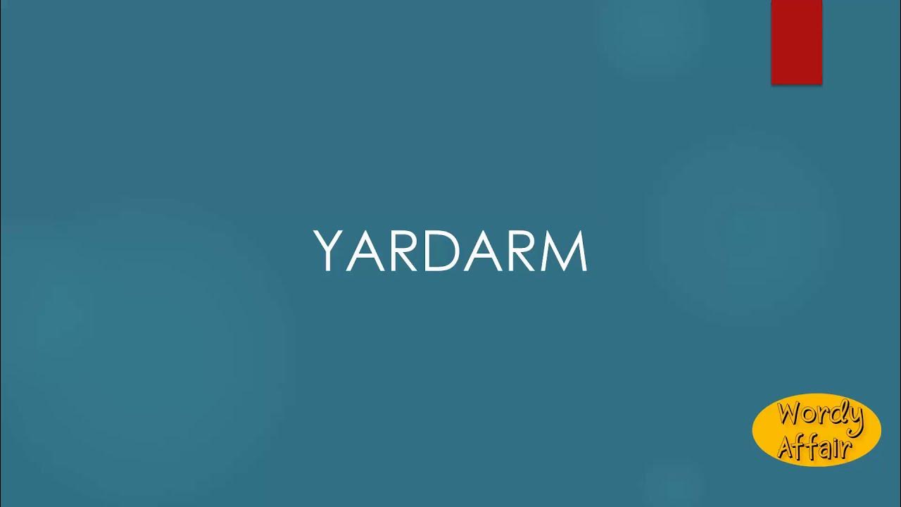 Yardarm Meaning YouTube
