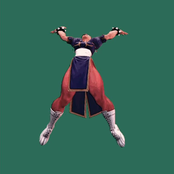 Mentahan Green Screen Animasi Cun Lie ❗ #greenscreen #streetfighter #gaming