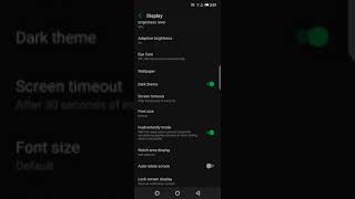 Infinix Note 7 Dark Mode Display