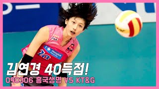 Korean V-League 2008/09 Playoffs - Heungkuk Life vs KT&G (Kim Yeonkoung Highlight)