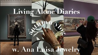 Living Alone Diaries | Autumn Vlog w. Ana Luisa Jewelry&#39;s Black Friday Sale