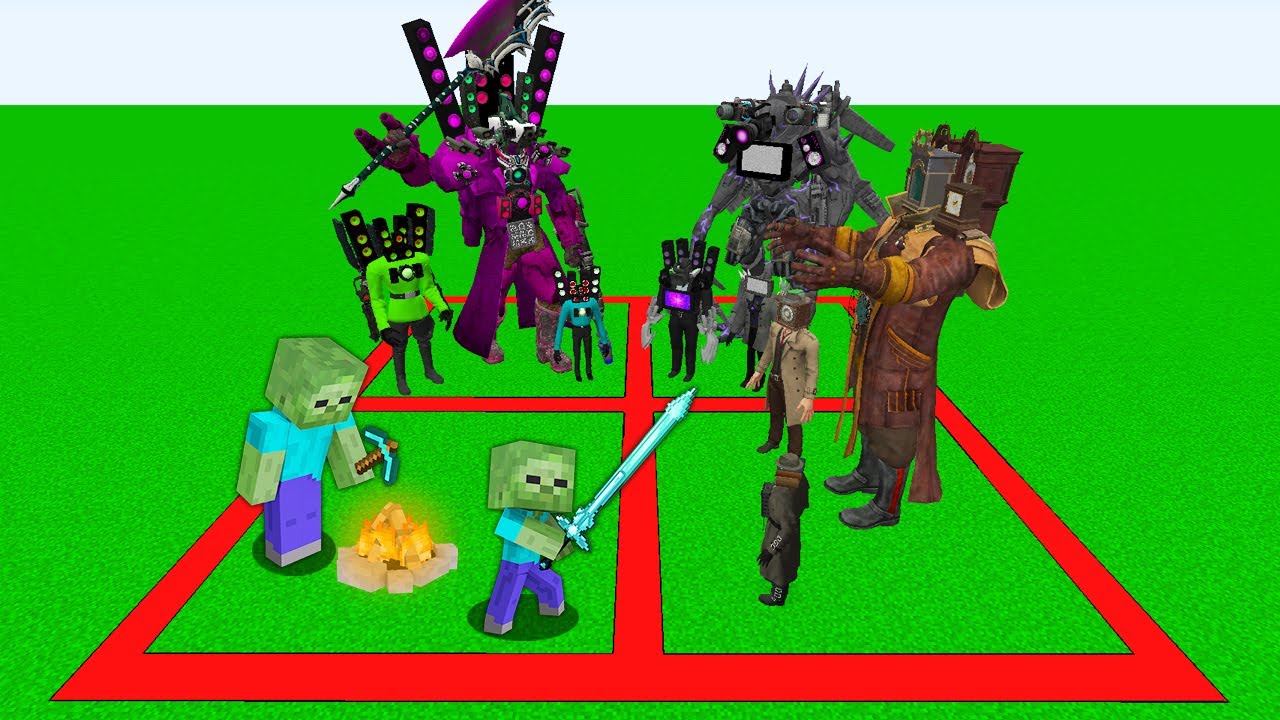 TİTAN HASTALIKLI HOPARLÖR KAFA KAREDEN SON ÇIKAN KAZANIR 😱 - Minecraft