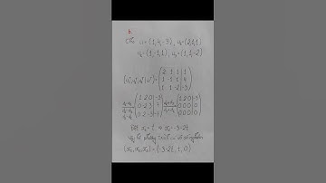 (Algera B1) Chương 3: KHÔNG GIAN VECTOR (Vector space) - Bài tập Phần 1: Bài 03 b