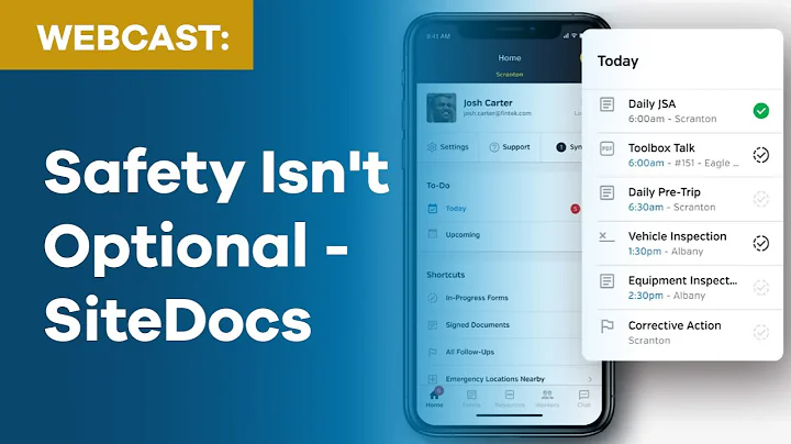 Safety Isn't Optional - It's Our Responsibility (SiteDocs)