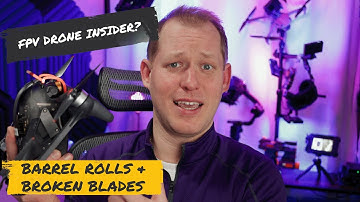 Learning FPV Drone Flight - Barrel Rolls & Broken Blades