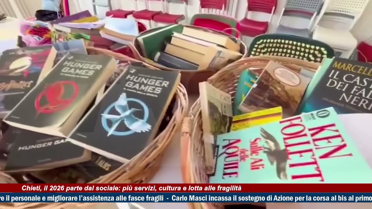 Chieti, il 2026 parte dal sociale: più servizi, cultura e lotta alle fragilità  -TG Abruzzo 04/03/26