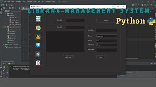 Library Management System with Cool Themes|Python
