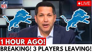 NFL BOMBSHELL! 3 LIONS SAYING GOODBYE! MY GOODNESS! SEE WHO THEY ARE! DETROIT LIONS NEWS