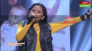 Download lagu Adik Marsha- Ku Tak Kan Bersuara oa Nike Ardila (lirik) cover Live di Astro Ceria Popstar Xtra 2022