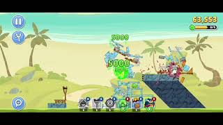 Angry bird vs Piggys Down Falling More Crashing More Down screenshot 4
